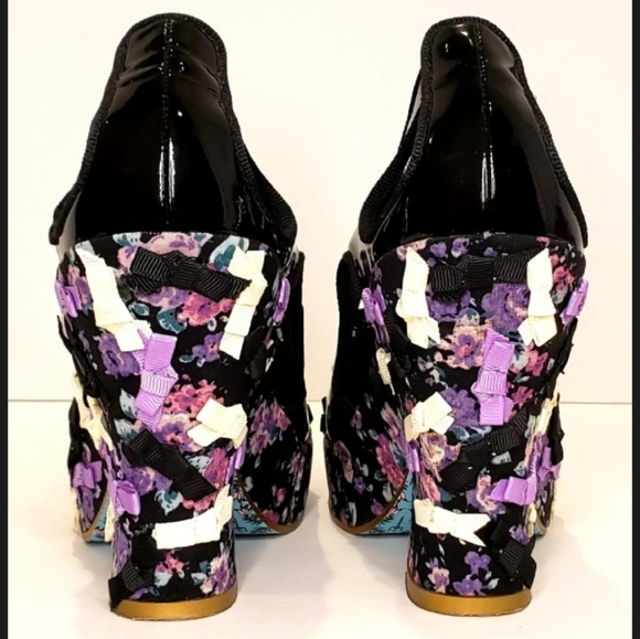 Irregular Choice Heels Platform Heels, Black Patent Leather, Size 38, 7 - Picture 6 of 9